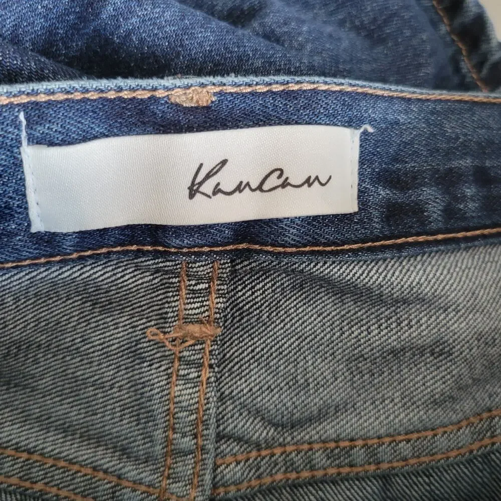 KanCan Dixon Ultra High Rise 90's Boyfriend Jeans Ripped Distressed Women 7/27